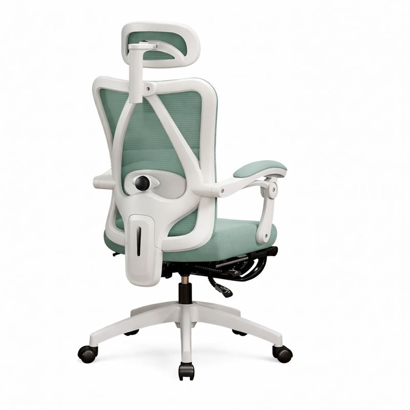 Chaise de Bureau en Maille Inclinable avec Roulettes