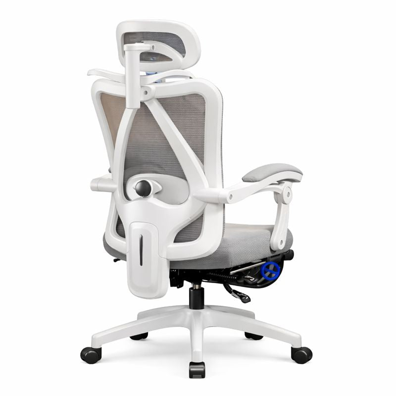 Chaise de Bureau en Maille Inclinable avec Roulettes