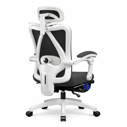 Chaise de Bureau en Maille Inclinable avec Roulettes