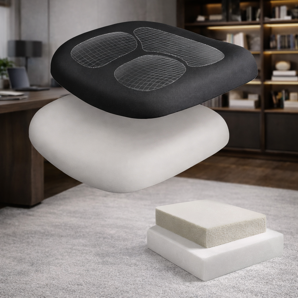 Chaise de Bureau en Maille avec Appui-tête