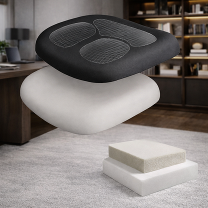 Chaise de Bureau en Maille avec Appui-tête