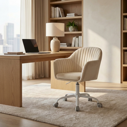 Chaise de Bureau Basse en Velours